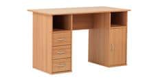 Alphason Office Maryland Beech Marron Clair