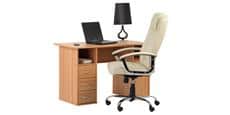 Alphason Office Maryland Beech Marron Clair