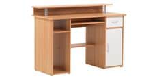 Alphason Office Albany Beech Blanc Marron clair