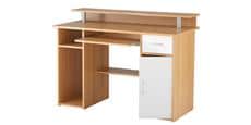 Alphason Office Albany Beech Blanc Marron clair