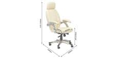 Alphason Office Bentley Cuir Crème
