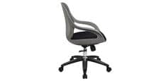 Alphason Office Croft tissu gris