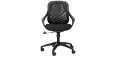 Alphason Office Croft tissu noir