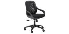 Alphason Office Croft tissu noir