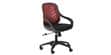 Alphason Office Croft tissu rouge