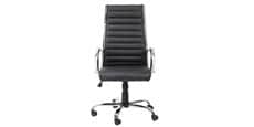 Alphason Office Hartford cuir synthétique noir