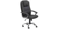 Alphason Office Houston Cuir Noir