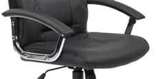 Alphason Office Houston Cuir Noir