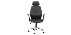 Alphason Office Parker cuir synthétique noir