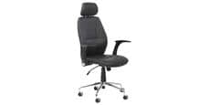 Alphason Office Parker cuir synthétique noir