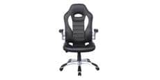 Alphason Office Talladega cuir synthétique blanc