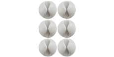Bluelounge CableDrop Blanc (lot de 6)