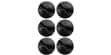 Bluelounge CableDrop Noir (lot de 6)