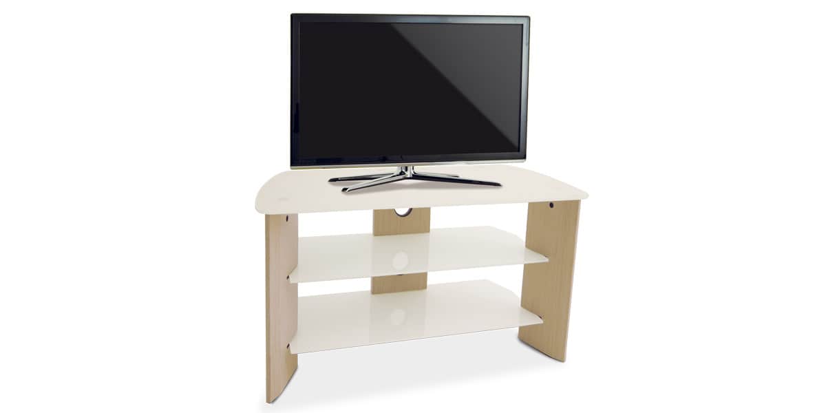 Meuble Tv Kaorka : Meuble Tv Koarka K120 L800 Chêne Blanc Meuble Tv Kaorka : Meuble Tv Koarka K120 L800 Chêne Blanc