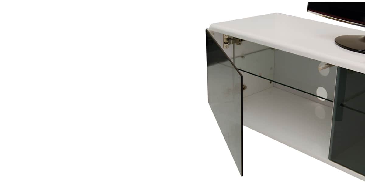 Meuble Tv Kaorka : Meuble Tv Kaorka K160 L1000 Blanc Et Noir Meuble Tv Kaorka : Meuble Tv Kaorka K160 L1000 Blanc Et Noir