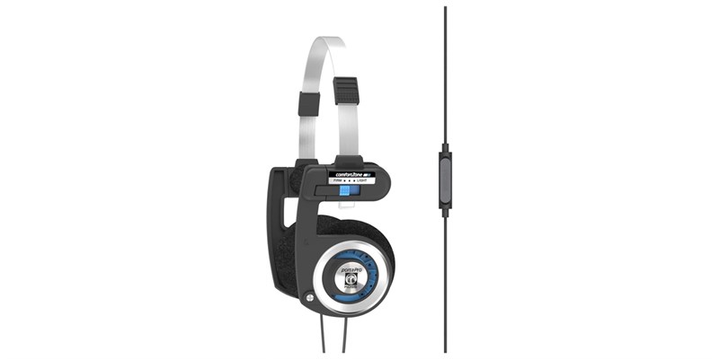 KOSS Porta Pro Mic Noir & Bleu