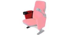 Lumene Accoudoir gauche Hollywood Rouge