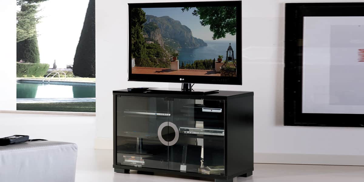 Meuble Tv Munari : Meuble Tv Munari Capri Ca100 Noir Meuble Tv Munari : Meuble Tv Munari Capri Ca100 Noir