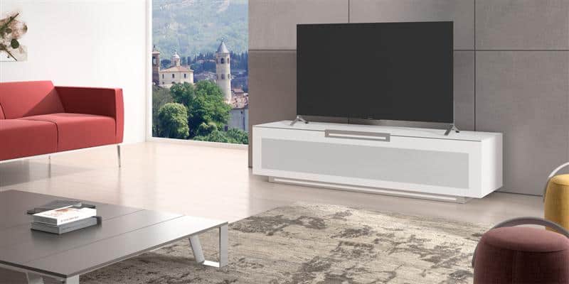 Meuble Tv Munari : Meuble Tv Munari Pavia Elite Pe074 Blanc Mat Meuble Tv Munari : Meuble Tv Munari Pavia Elite Pe074 Blanc Mat