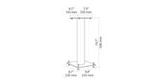 Norstone Stylum Blanc 50 cm