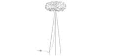 Slamp Lampe sur pied Clizia Blanc
