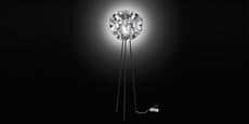 Slamp Lampe sur Pied Flora Silver