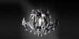 Slamp Suspension Ginetta Gris par Slamp