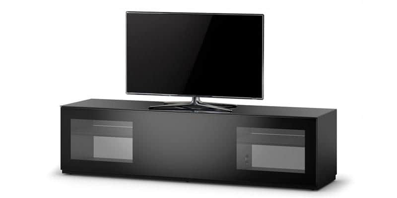 Meuble Tv Transparent : Meuble Banc Tv Sonorous Studio 160 Noir Et Transparent Meuble Tv Transparent : Meuble Banc Tv Sonorous Studio 160 Noir Et Transparent