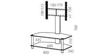 Spectral Panel PL150 Verre noir