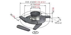 Vogel's EPC-6545 Noir