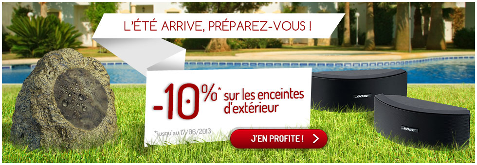 Promotion Enceintes Extérieures