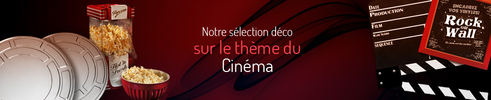 Déco cinéma, boite de films, machines à popcorn, figurines de films, statues taille reelle
