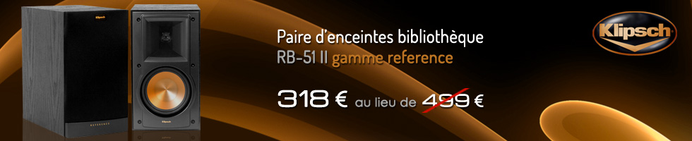 Enceintes Klipsch RB51 MKII