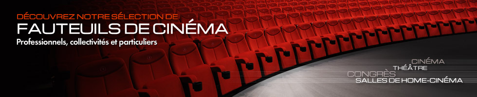 Un large choix de fauteuils de cinéma vous attend
