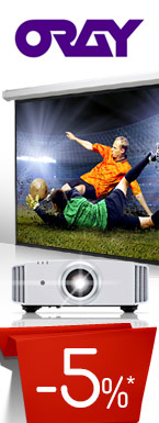 Promotion sur les écrans de projection Oray