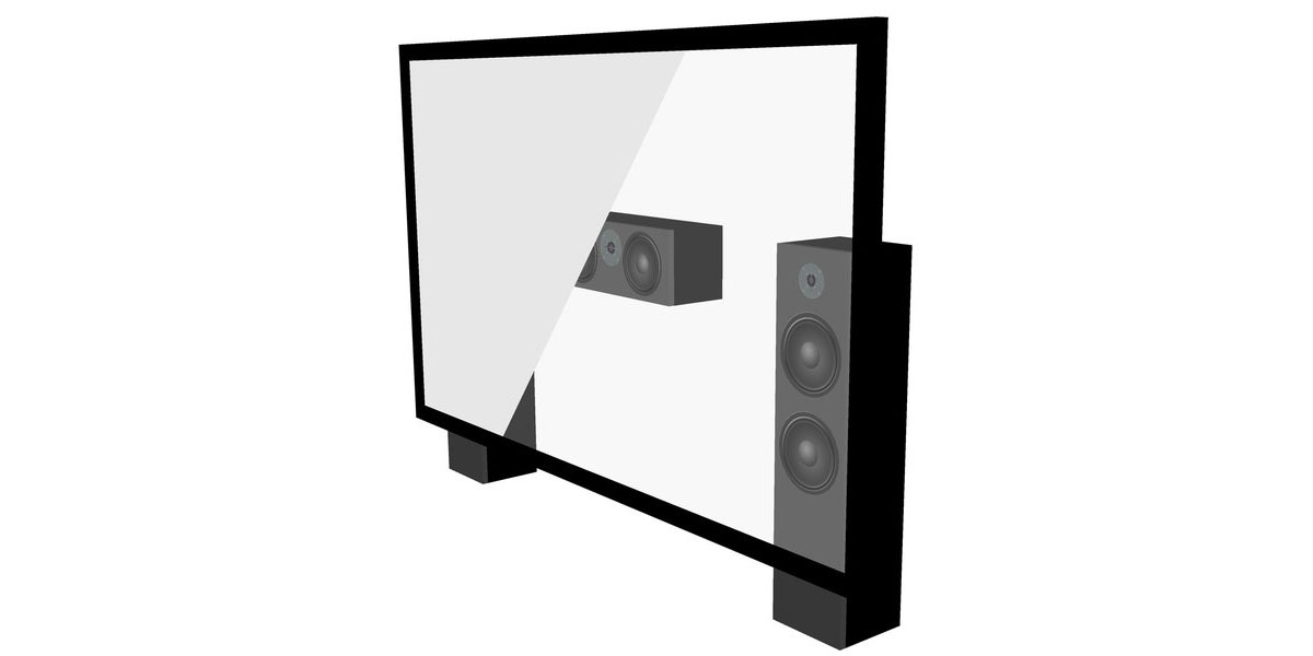 Ecran de projection transonore