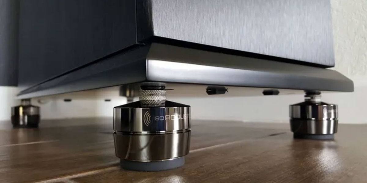 Pieds isolants, absorbeurs de vibrations indésirables