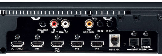 Connexions HDMI barre de son