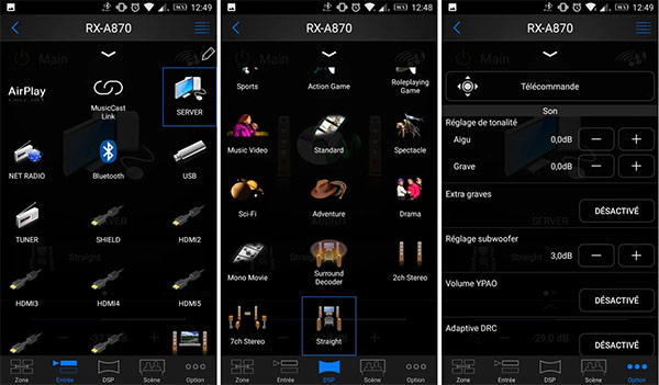 Application Yamaha AV-Controller