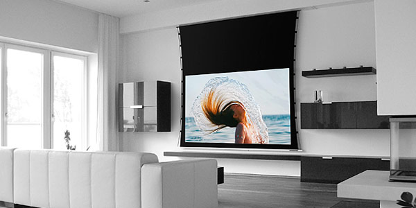 ecran de projection auto-tensionné