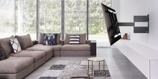 support ecran plat orientable