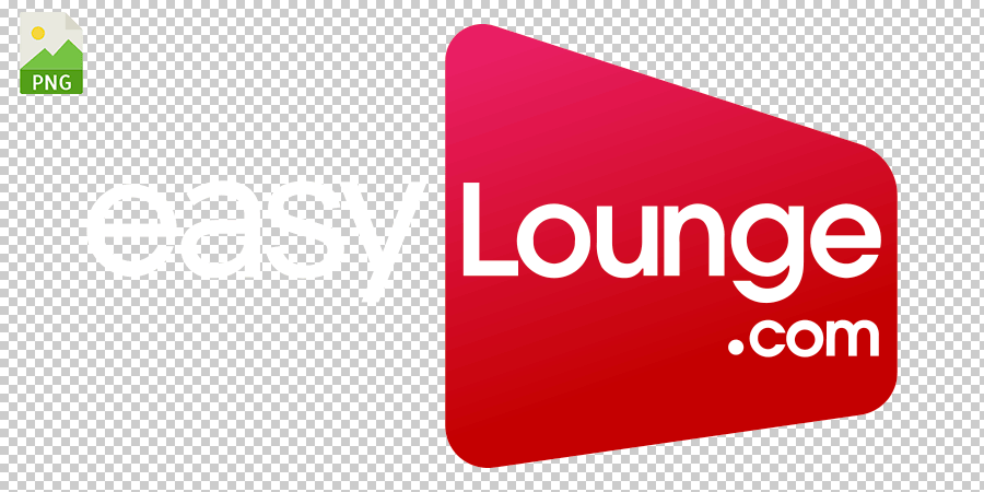 Jeu de logos EasyLounge au format PNG pour fond foncé