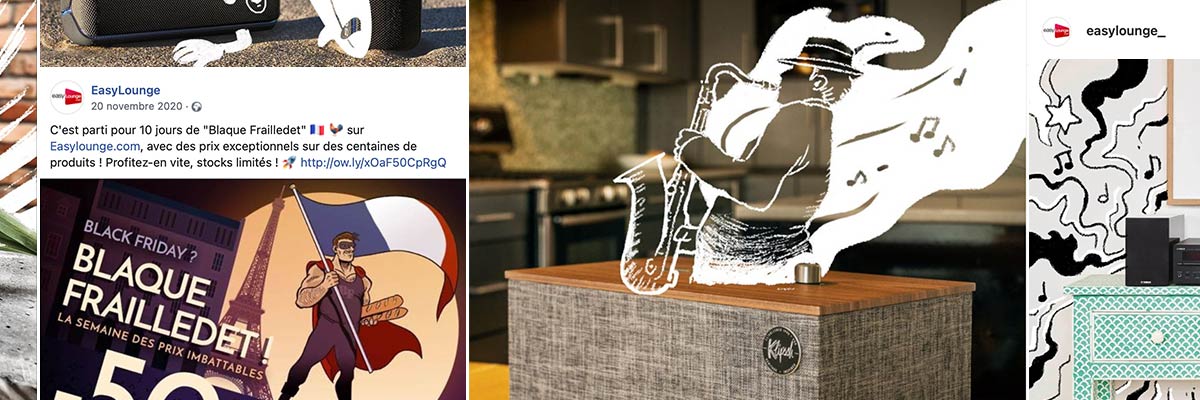 R&eacute;seaux sociaux EasyLounge