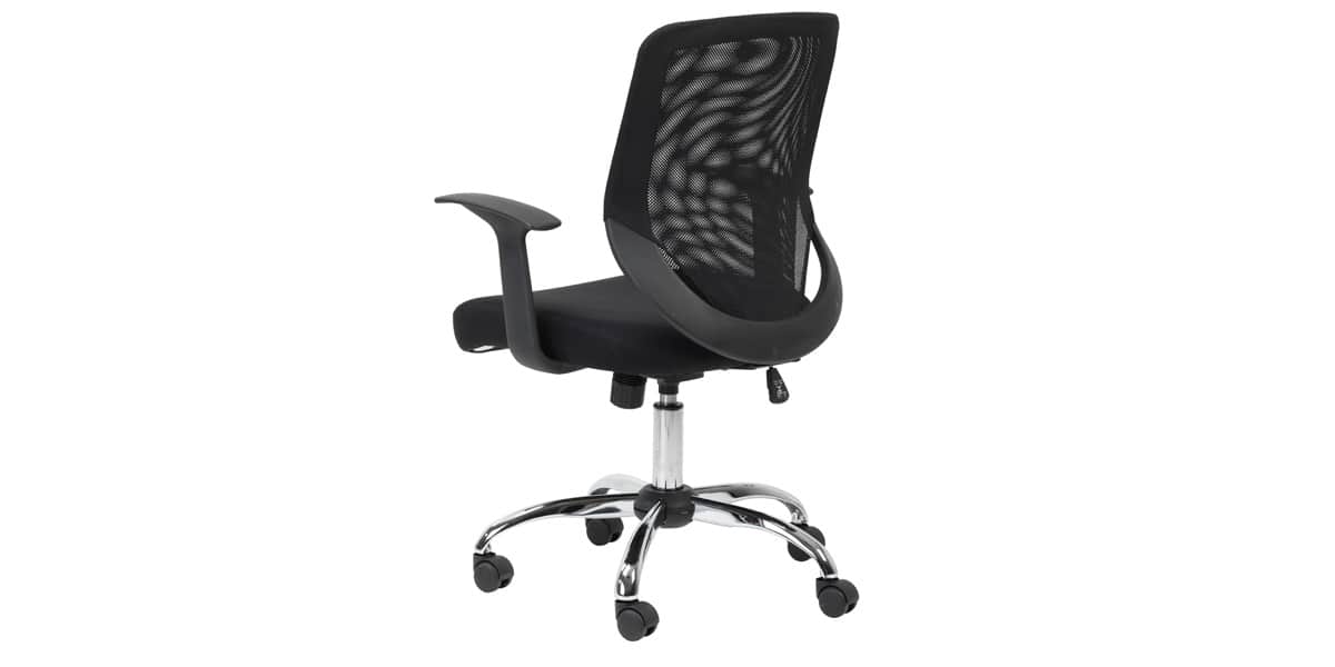 Alphason Office Atlanta tissu noir Chaises de Bureau sur EasyLounge
