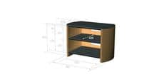 Alphason Finewoods 750 Chêne Clair