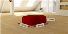 Ambient lounge Ottoman Pink
