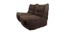 Ambient lounge Twin Couch Chocolat