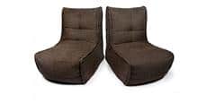Ambient lounge Twin Couch Chocolat