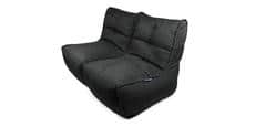 Ambient lounge Twin Couch Black