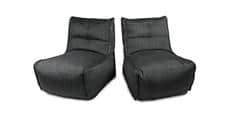 Ambient lounge Twin Couch Black